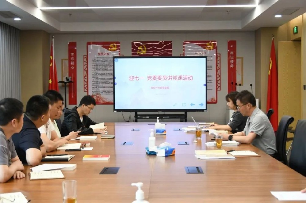 弘揚(yáng)建黨精神 凝聚奮進(jìn)力量│鄭投產(chǎn)業(yè)園黨支部開展“迎七一”系列主題黨日活動